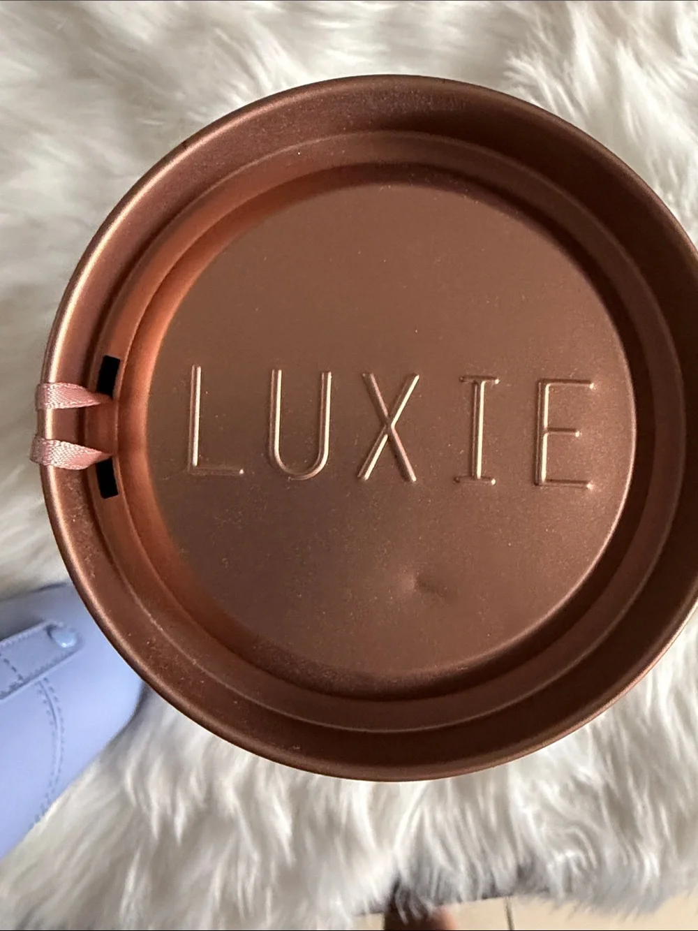 Luxie Lavender Faux-Leather Brush Travel Case Set